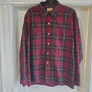 Viyella Manhattan vintage button down wool